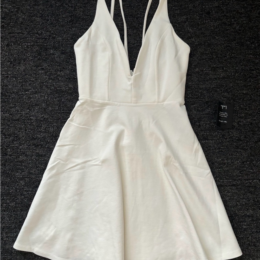Lulu's Chic White Dress